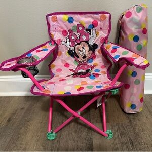 Minnie Mouse Kids Foldable Chair with Carry Bag & Safety Lock. GREAT GIFT!!